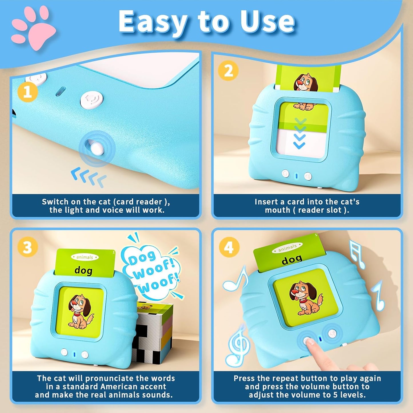 SmartStart™ Talking Flash Cards + FREE 224 Cards included